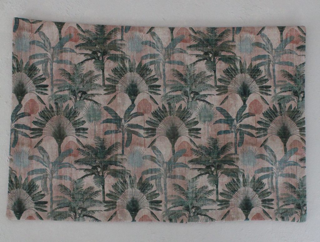 Mantel Rectangular Palmeras Verdes