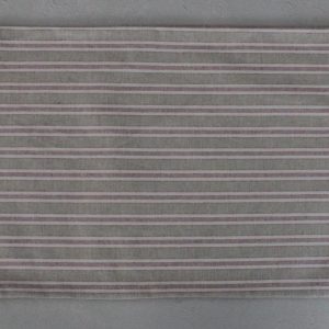 Mantel Rectangular Rayas Rosa Lino